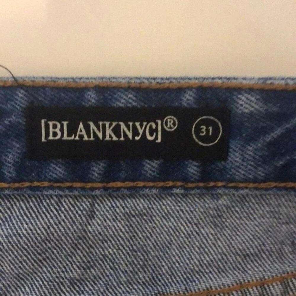 BLANK NYC Mini Jean Skirt with Zippered Front - Size 31